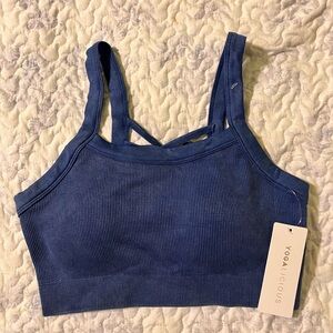 Yogalicious Stone Wash Ribbed Bra Tank